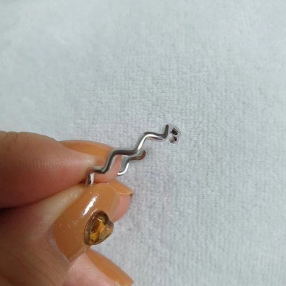 🍒 925 Sterling Silver ZIGZAG Wave Ring - Picture 7 of 11